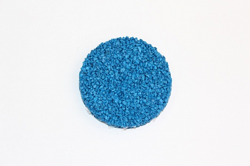 Резиновая крошка EPDM | ЭПДМ голубая, фракция 0,6-1,5 мм